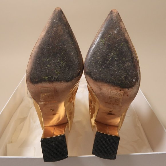 Raye x Revolve Riley Bootie - Gold Metallic - Picture 11 of 12